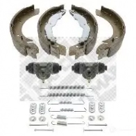 Тормозные колодки MAPCO 9730 Opel Corsa (C) 3 Хэтчбек 1.2 Twinport (F08. F68) 80 л.с. 2004 – 2009 4043605763587 U0V O3