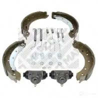 Тормозные колодки MAPCO Renault Twingo (C06) 1 Хэтчбек 1.2 16V (C06C. C06D. C06K) 75 л.с. 2001 – 2007 L1 HZHI 4043605763716 9745
