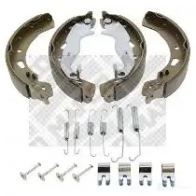 Тормозные колодки MAPCO 8761/1 Ford Fiesta 6 (CB1, CCN) Хэтчбек 1.6 85 л.с. 2015 – 2025 W LSI8