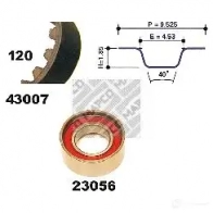 Комплект ремня ГРМ MAPCO 23007 Y2 ZPABG 4043605582621 1301533
