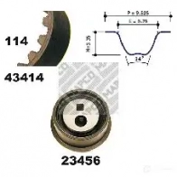 Комплект ремня ГРМ MAPCO 23416 1301751 4043605031518 RM NIL3