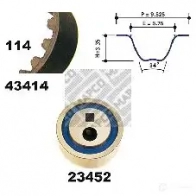 Комплект ремня ГРМ MAPCO US EKLV 1301749 4043605031501 23414