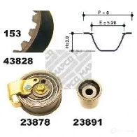 Комплект ремня ГРМ MAPCO 4043605618368 23828 LRUZ3 P 1302063