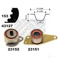 Комплект ремня ГРМ MAPCO 4043605827586 R6Q87 A 23127 Renault Megane (BA) 1 Хэтчбек 1.9 D Eco (BA0A. BA0U. BA0R) 64 л.с. 1996 – 2003