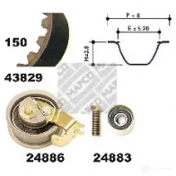 Комплект ремня ГРМ MAPCO 1302066 44 3FI 4043605405838 23831