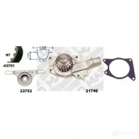 Комплект ремня ГРМ с помпой MAPCO Ford Orion 41701 3 E7IQ9 4043605450418