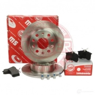 Тормозные диски и колодки, комплект MASTER-SPORT 201002772 I8 KP04 1437937081 - Изображение 2