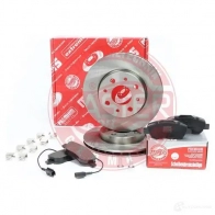 Тормозные диски и колодки, комплект MASTER-SPORT 3 H67BSE 202001840 1437642843 - Изображение 2