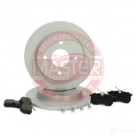 Тормозные диски и колодки, комплект MASTER-SPORT 1437643037 1R YHIV 201001150 - Изображение 3