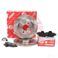 Тормозные диски и колодки, комплект MASTER-SPORT 201101190 P8G2 JJ 1437642857 - Изображение 2
