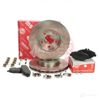 Тормозные диски и колодки, комплект MASTER-SPORT 1437937197 TXC14 2F 202801760 - Изображение 3