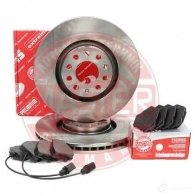 Тормозные диски и колодки, комплект MASTER-SPORT 203001131 GSFP O68 1437643016 - Изображение 2