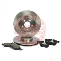 Тормозные диски и колодки, комплект MASTER-SPORT X7YV3D E 1437643020 203001990 - Изображение 2