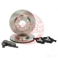Тормозные диски и колодки, комплект MASTER-SPORT DOF GF 1437642925 202201721 - Изображение 2
