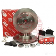 Тормозные диски и колодки, комплект MASTER-SPORT 201061820 WVGTC U 1437642842 - Изображение 2
