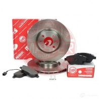 Тормозные диски и колодки, комплект MASTER-SPORT 5CV P88M 1437643088 202201070 - Изображение 2