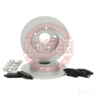 Тормозные диски и колодки, комплект MASTER-SPORT 200901820 EL DXJ6 1437642793 - Изображение 3