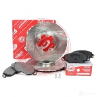 Тормозные диски и колодки, комплект MASTER-SPORT 2Z 2TS 1437643048 202401670 - Изображение 2