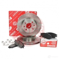 Тормозные диски и колодки, комплект MASTER-SPORT 4JK9 K3 1437643055 201901160 - Изображение 2