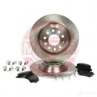 Тормозные диски и колодки, комплект MASTER-SPORT 1437642783 201201590 QI6G WG - Изображение 2