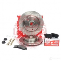 Тормозные диски и колодки, комплект MASTER-SPORT 1437643001 201101801 76K6JW 2 - Изображение 2