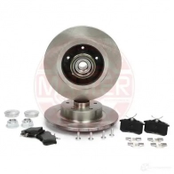 Тормозные диски и колодки, комплект MASTER-SPORT 1437642996 8E3 AD 201101010 - Изображение 2