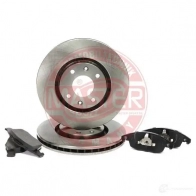 Тормозные диски и колодки, комплект MASTER-SPORT 1437643092 202601203 TS X9U - Изображение 2