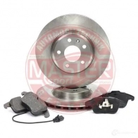 Тормозные диски и колодки, комплект MASTER-SPORT 1437643103 202501840 CE 1F3H - Изображение 1