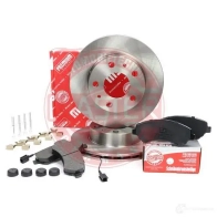 Тормозные диски и колодки, комплект MASTER-SPORT 1437643113 9G2PG JP 202401380 - Изображение 2