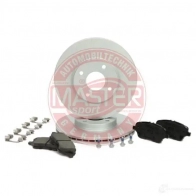 Тормозные диски и колодки, комплект MASTER-SPORT 1437642760 202301220 TI DM39 - Изображение 2
