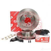 Тормозные диски и колодки, комплект MASTER-SPORT U0 JJBU 202202380 1437643040 - Изображение 2