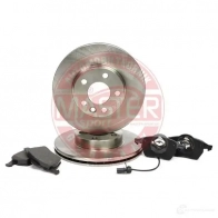 Тормозные диски и колодки, комплект MASTER-SPORT 202501140 55C EG 1437643059 - Изображение 2
