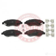 Тормозные колодки, комплект MASTER-SPORT 13046038412nsetms 1437576453 UPCR GNB