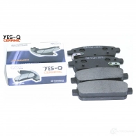 Колодка дискового тормоза зад YES-Q ESD9084 1440261557 0 96BK