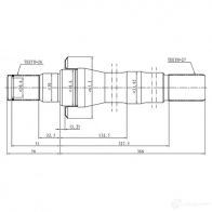 Вал ZIKMAR z88128r 6NN6 Z 1425582043 - Изображение 2