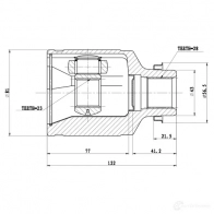 Внутренний шрус ZIKMAR X T8GB z87761r 1425582210