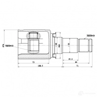 Внутренний шрус ZIKMAR 1425582799 ILD OA z87707r