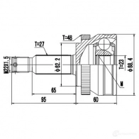 Наружный шрус ZIKMAR z87324r E2UU V 1425582002