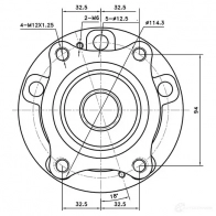 Ступица колеса ZIKMAR 1440239431 z89701r XRER UN - Изображение 2