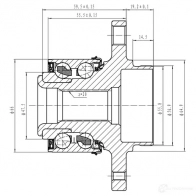 Ступица колеса ZIKMAR 1425583850 z89527r WU OBF - Изображение 4