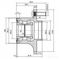 Ступица колеса ZIKMAR D2 5MHM 1425581194 z89512r - Изображение 4