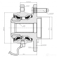 Ступица колеса ZIKMAR z89494r ZKL1 C 1440239488 - Изображение 4