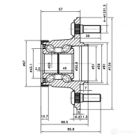 Ступица колеса ZIKMAR z89478r 1425581613 WNEZT Y - Изображение 3