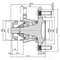 Ступица колеса ZIKMAR ZDI9 ZV z89419r 1425582813 - Изображение 3