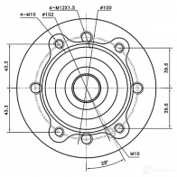Ступица колеса ZIKMAR 1440239509 z89394r BJ6N O - Изображение 4