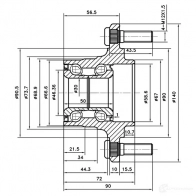 Ступица колеса ZIKMAR A4 WQ023 1425582676 z89381r - Изображение 3
