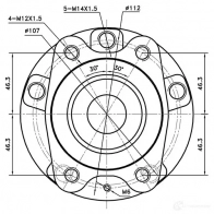 Ступица колеса ZIKMAR z89375r T4KX X 1425583927 - Изображение 4