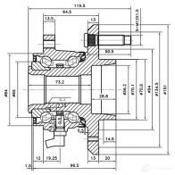 Ступица колеса ZIKMAR z89373r 1425581285 N1 TEXQY - Изображение 3