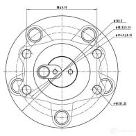 Ступица колеса ZIKMAR PQIP84 6 z89357r 1425582712 - Изображение 4