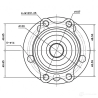 Ступица колеса ZIKMAR QBR1IR I 1425583373 z89351r - Изображение 4